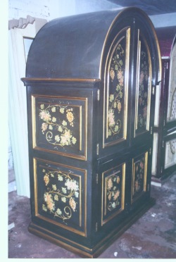 old world tuscan fruit armoire