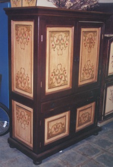 painted armoire