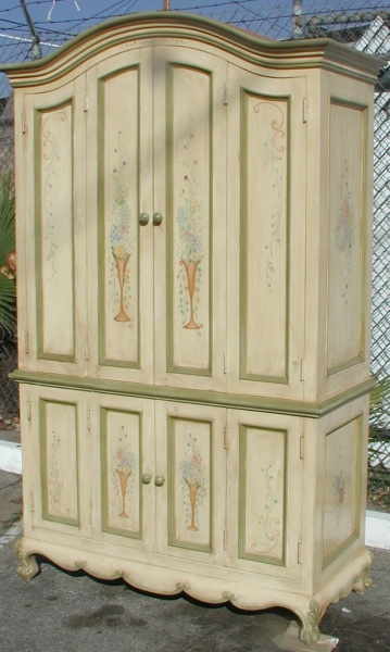 French Country Computer Armoire