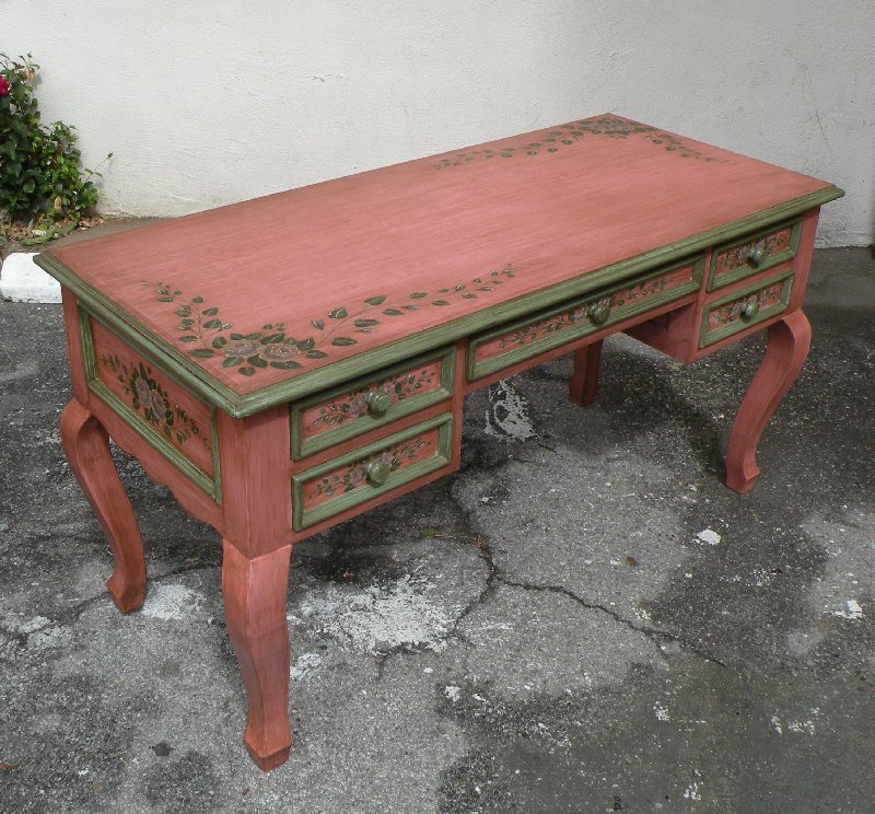 pink french desk
