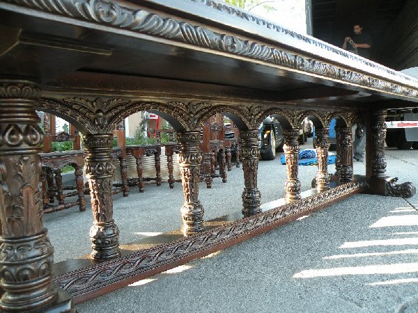 Renaissance Dining Table, Old World Tuscan dining table