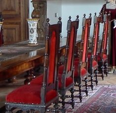 Renaissance Dining Chairs, Old World Tuscan dining chairs