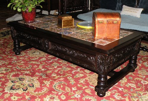 Spanish Revival coffee table