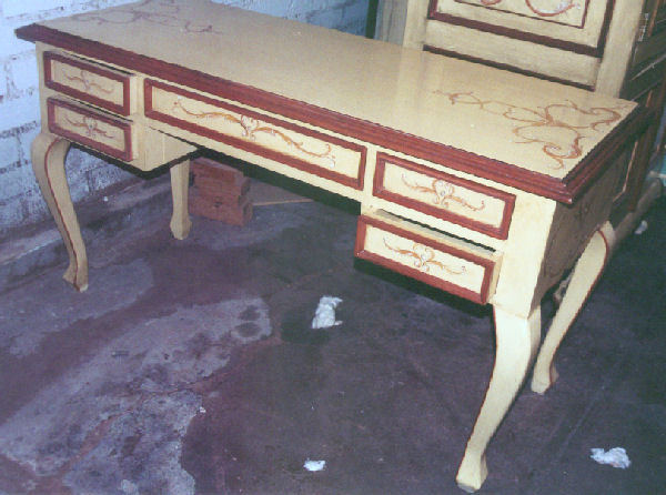italian scrolls desk