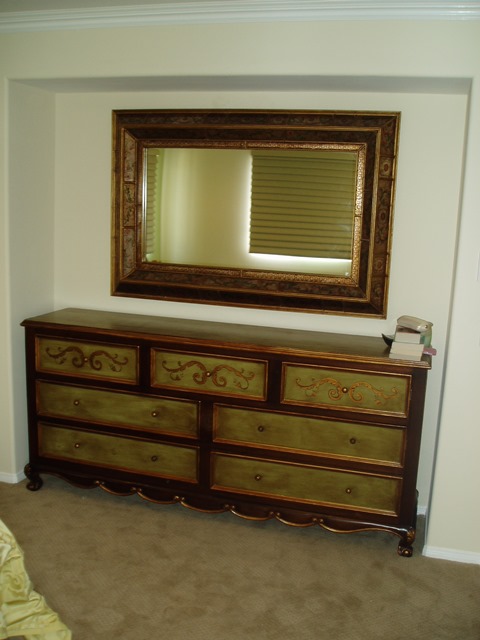 Old Spanish green dresser
