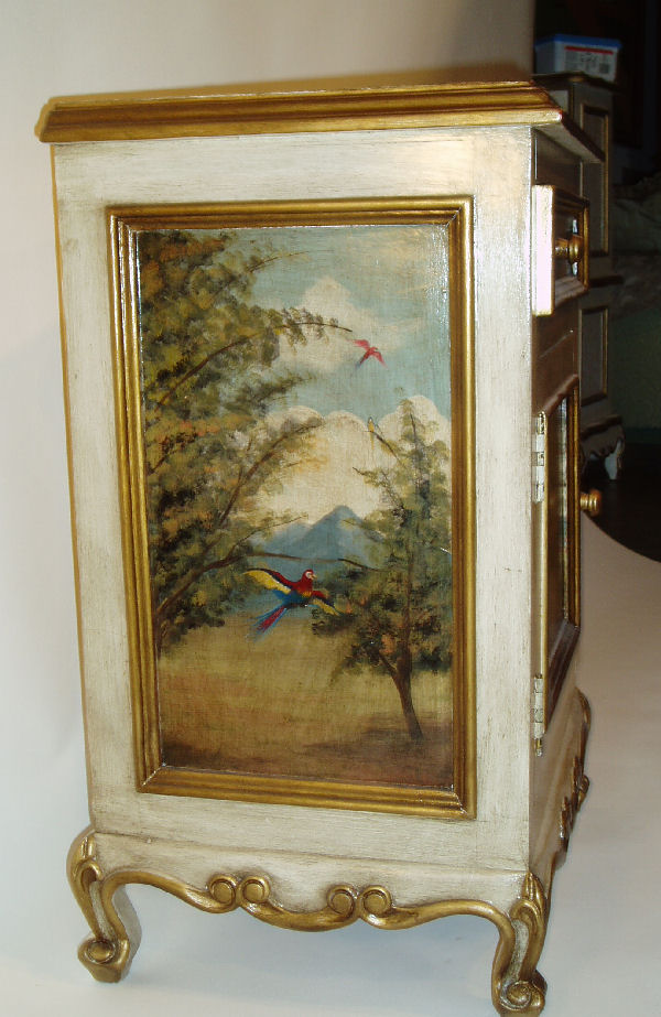 hand painted wild birds