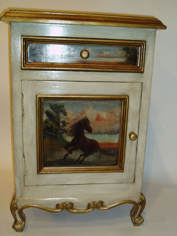 hand painted wild horses